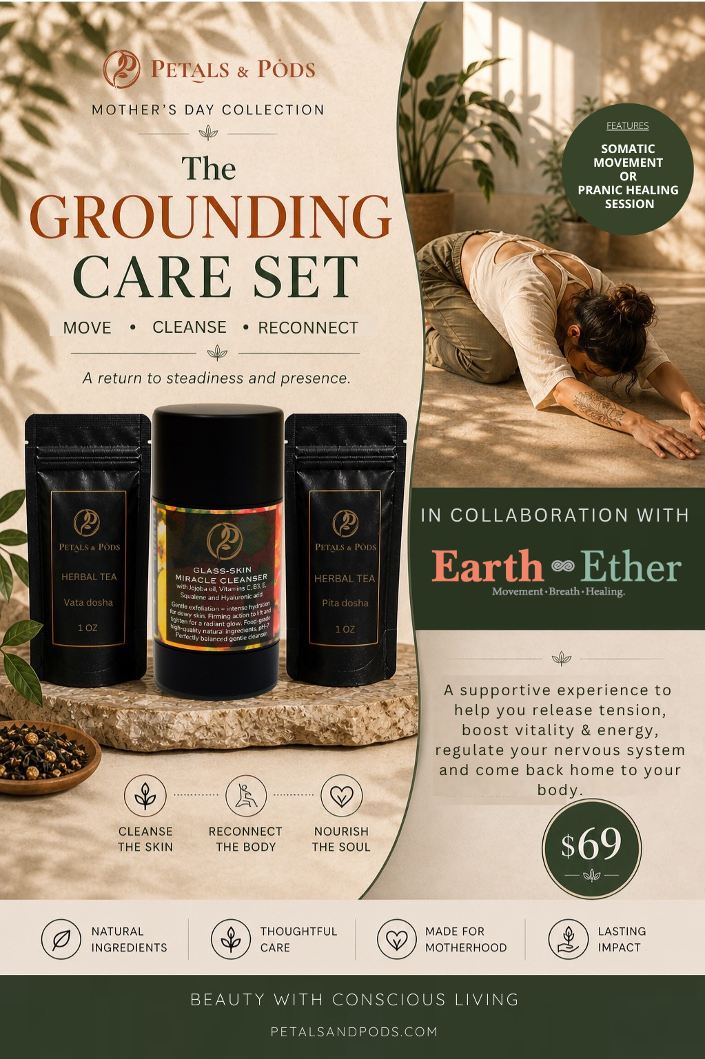 Mother's Day Wellness Gift Bundle — Petals & Pods